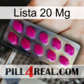 Lista 20 Mg 09